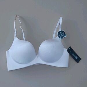 Sophie B Sculpted Shape Push-Up Bra Light Gray Hidden Comfort Wire 36C B27378H3